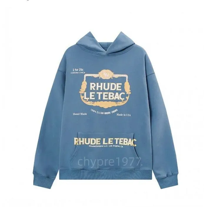 Mens Hudes Sweatshirt Beige Sweat à sweats à sweats à manches longues Sweathirts Sweat