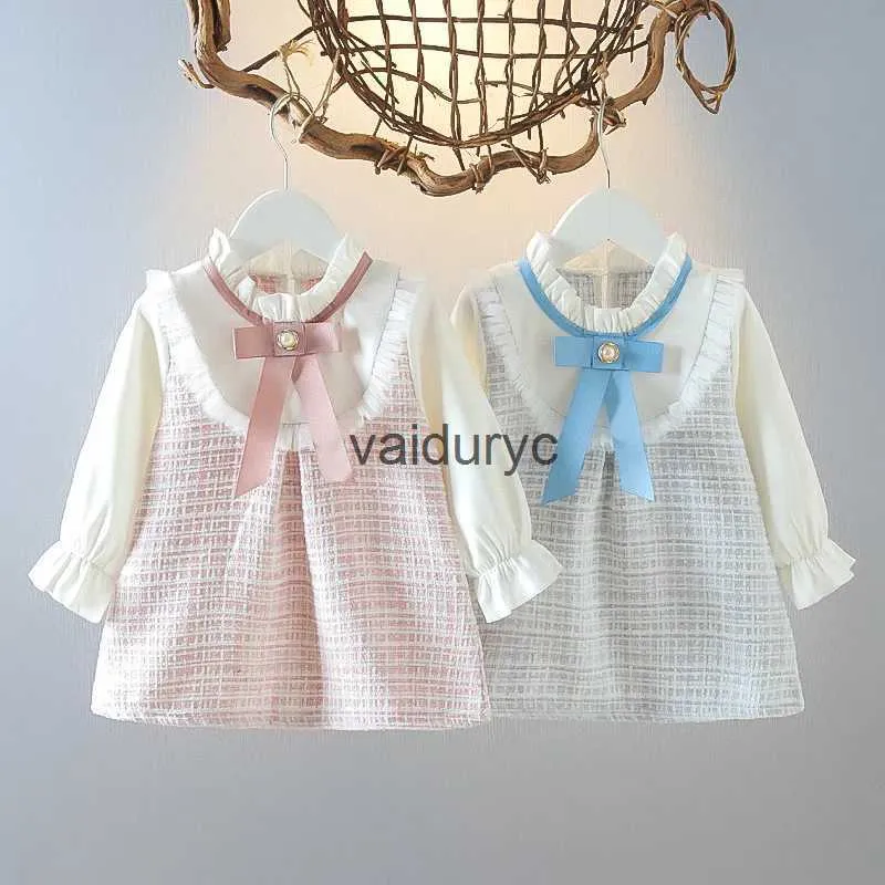 Mädchenkleider Lawadka 6m-3t Frühling Herbstkleider für Mädchen Vintage Baby Girl Kleidung Mode Kleidung für Neugeborene Prinzessin Kinderkleid H240508