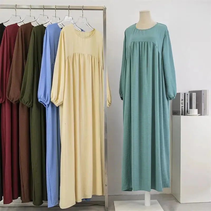 Spirng Autumn Full Sleeve Casual Plus Size Dres Loose Maxi Dresses Female Oversize Long Vestidoes Fit 120 kg 240116