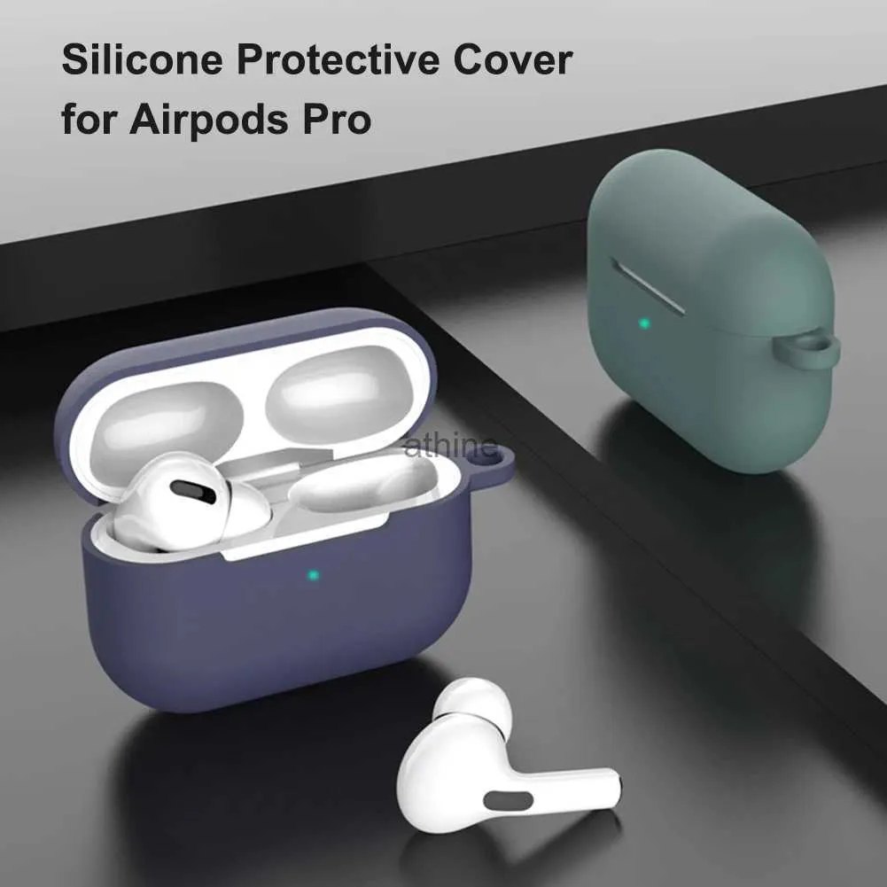 Obudowy telefonu komórkowego Silikonowe obudowa dla AirPods Pro Case Sticker kompatybilna z Bluetooth Case for AirPods Pro Handafphone Akcesoria YQ240117