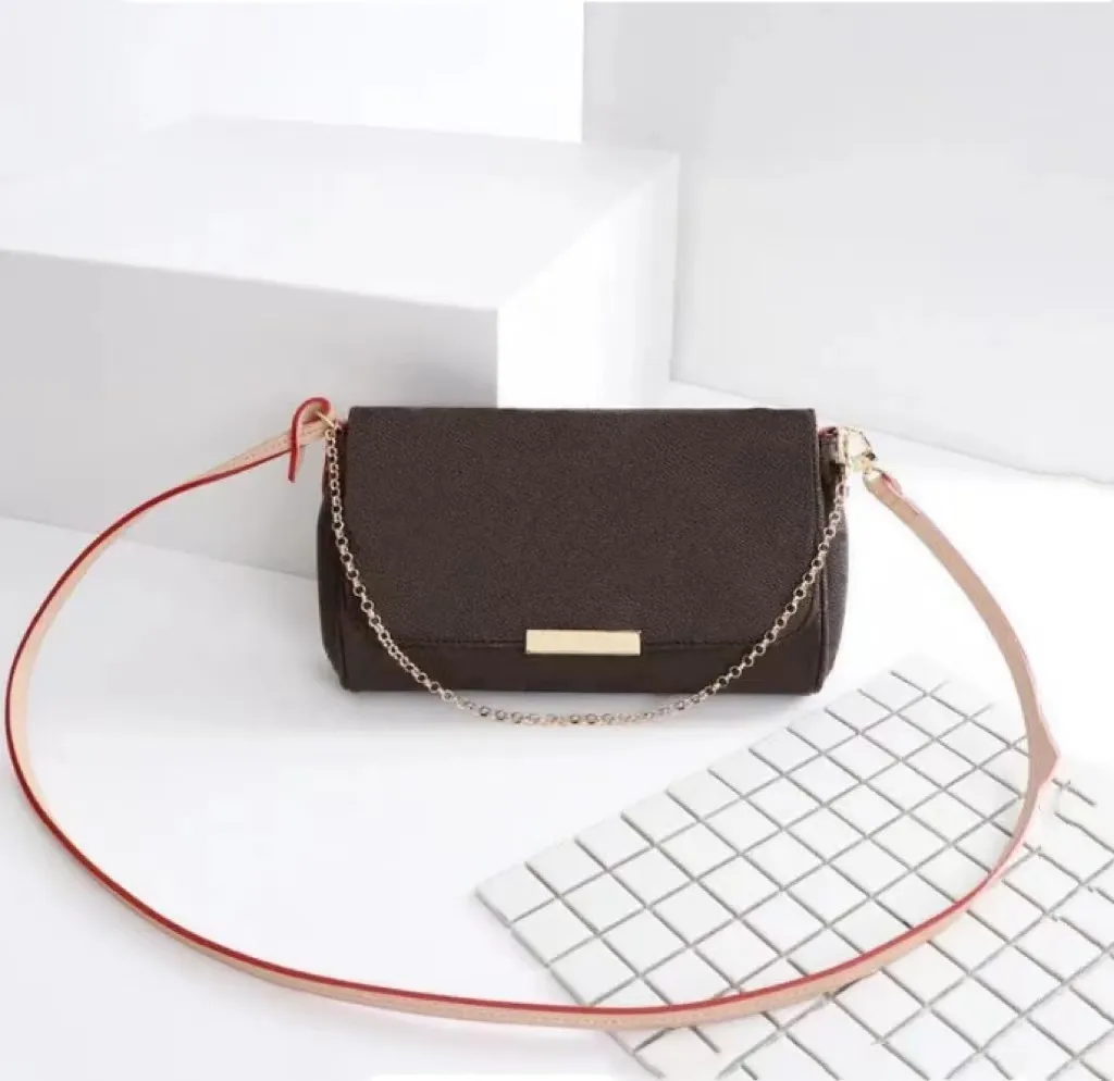 Designer High Quality 40718 Crossbody bag Totes 40717 Handbag Luxury purse Favorite MM Crossbody bag Fashion women's leather strap bag