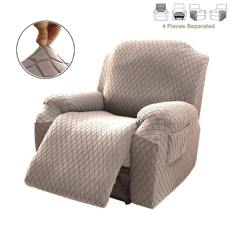 Pokrowce na krzesło 1 -osobowy rozciągający Jacquard Cover Lazy Boy Relaks Recling Sofa Single Foter Slipcovers Protector Meble