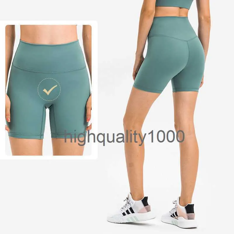 Short de Yoga taille haute sans ligne en T pour femmes, short de sport, serré élastique, L_067, 9FXC, 2024