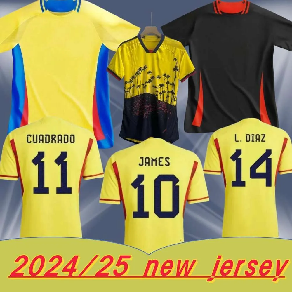 2024 2025 Kolumbien Auswärtstrikots 1990 10 Valderrama Retro 24 25 FALCAO JAMES Heimfußballtrikot CUADRADO Nationalmannschaft Herren Kinderset Camiseta de futbol maillot