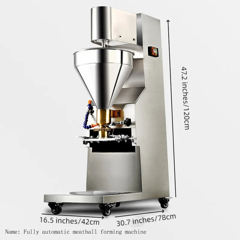 Máquina automática de processamento de carne Linha de produção de almôndegas Máquina formadora de bolas de carne Máquinas para fazer almôndegas de peixe