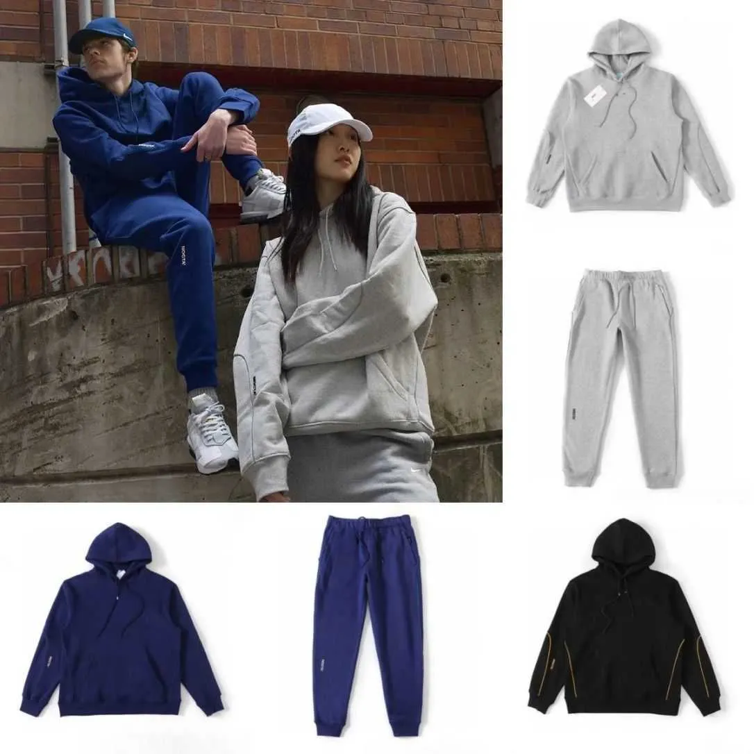 Survêtements pour hommes Designer Nocta Pantalon à capuche Ensemble Sweat à capuche Lâche Casual Sweats à capuche à manches longues Street Pull FA2452