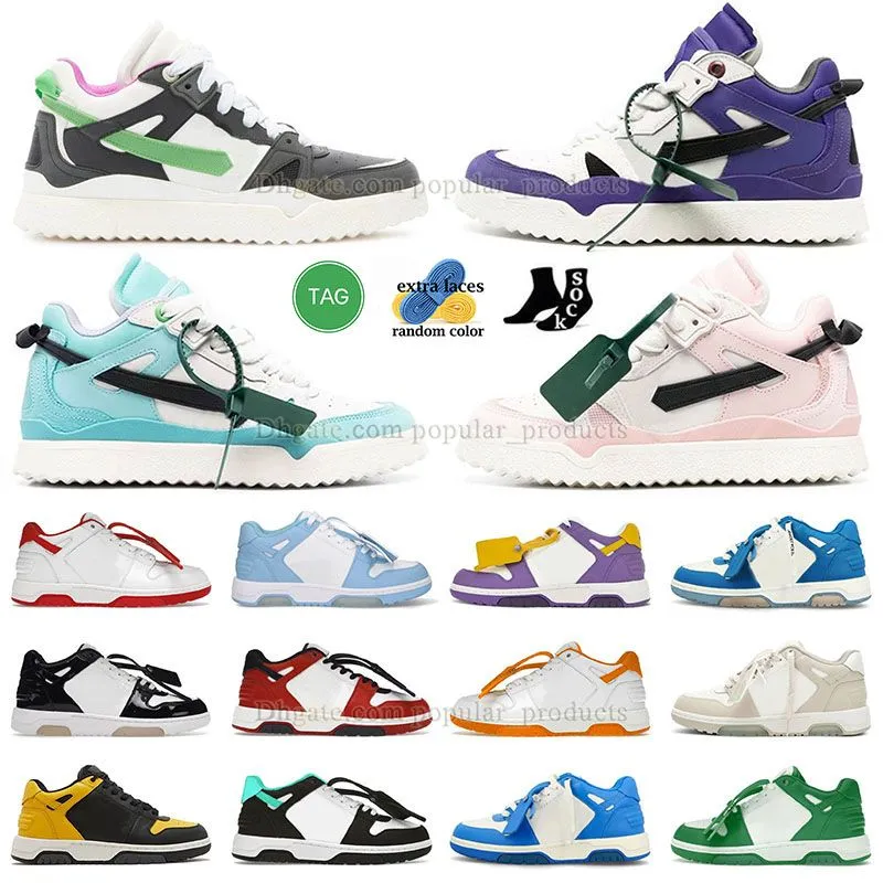 2024 Womens Mens Trainers Running Shoes ow white shoes Out Of Office Black Gradient Pink Light Grey Green Celadon Red Blue White Sand Sports Sneakers Outdoor