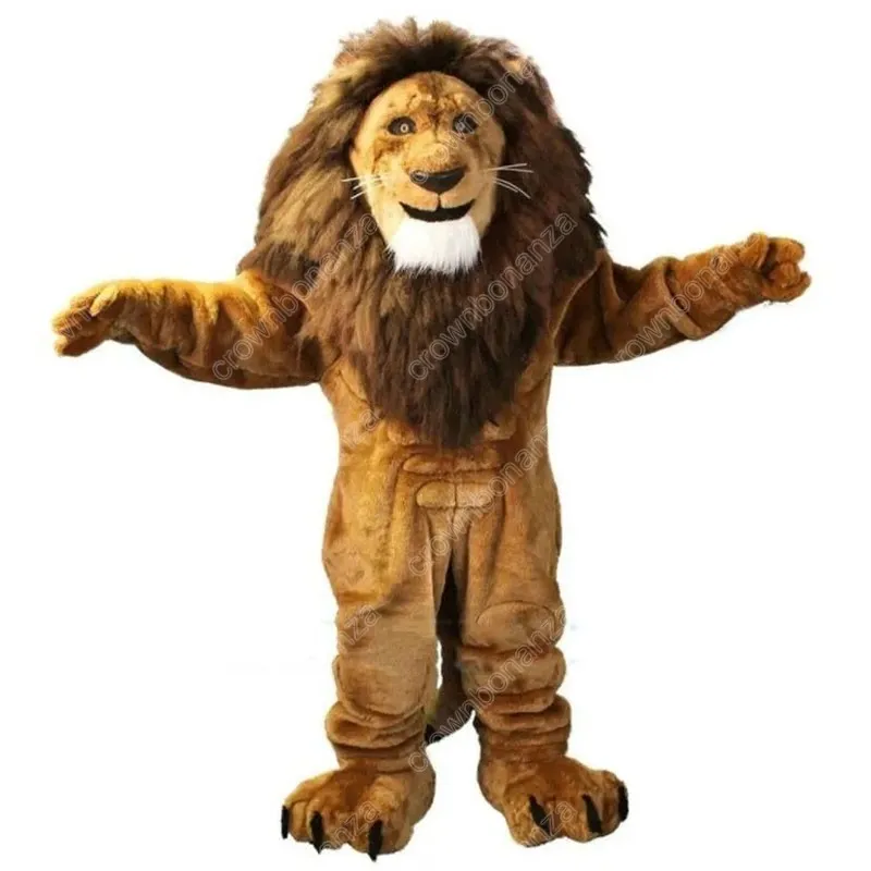 Costume de mascotte de Lion de feu, tenue de personnage de dessin animé, robe de Festival de fête en plein air de noël, vêtements publicitaires promotionnels