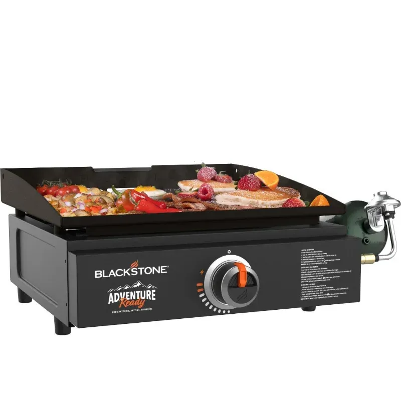 Blackstone Adventure Ready 17 Table de cuisson extérieure pour équipement de camping barbecue 240116