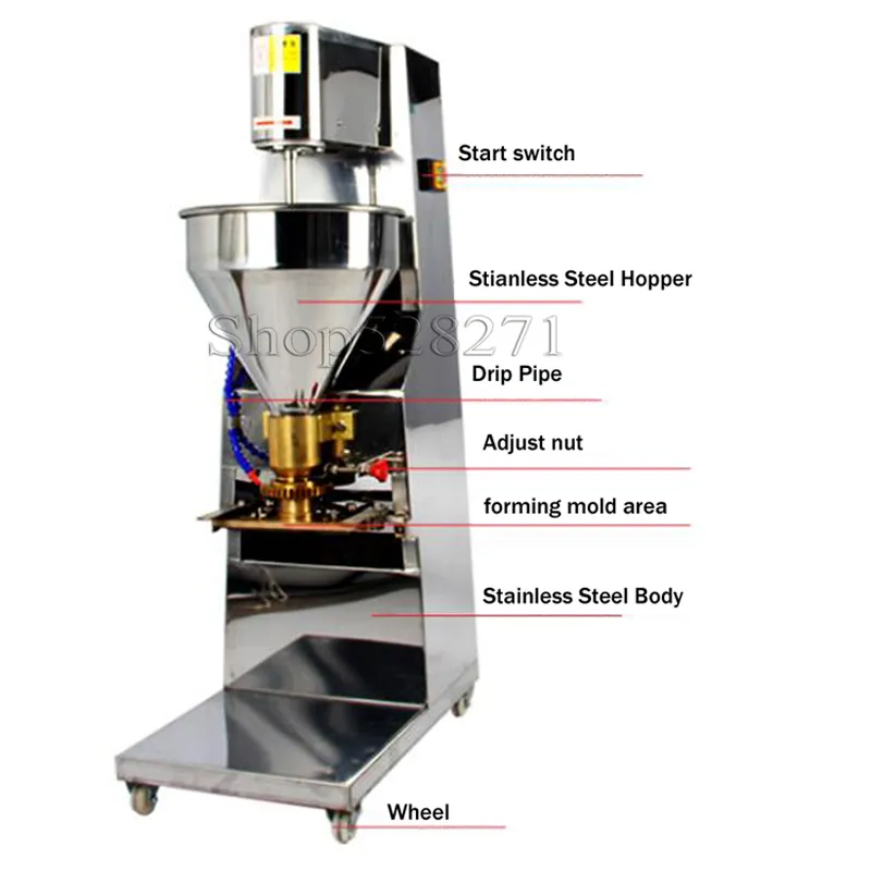 Linea di produzione automatica delle polpette del creatore automatico della macchina per polpette ripiene commerciale