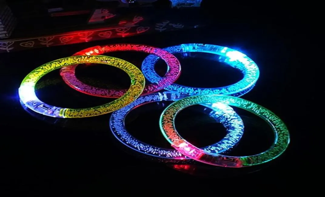 Jouets lumineux à LED Bracelet clignotant en acrylique Bracelet lumineux fournitures de fête cadeaux pour enfants 1063 V24245338