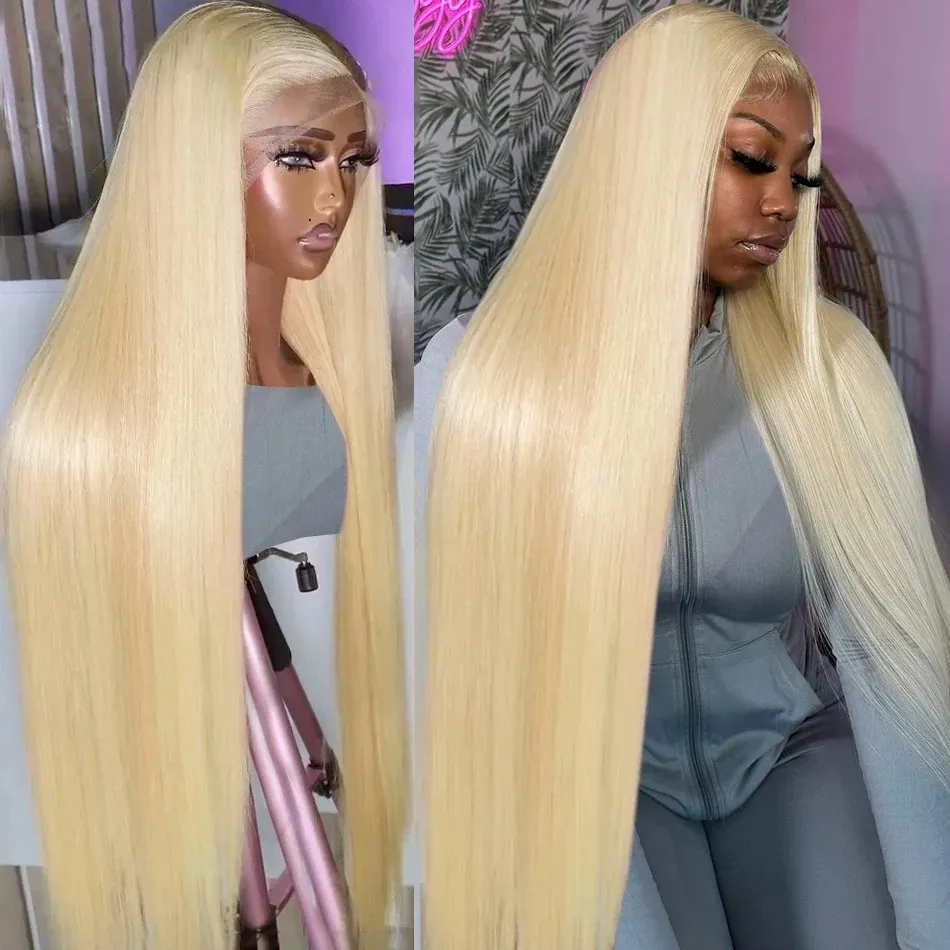 250 ٪ 613 HD Lace Frontal Wig 13x6 عسل مستقيم العسل شقراء الدانتيل الأمامي شعر بشرة بشرية ملونة 5 × 5 إغلاق