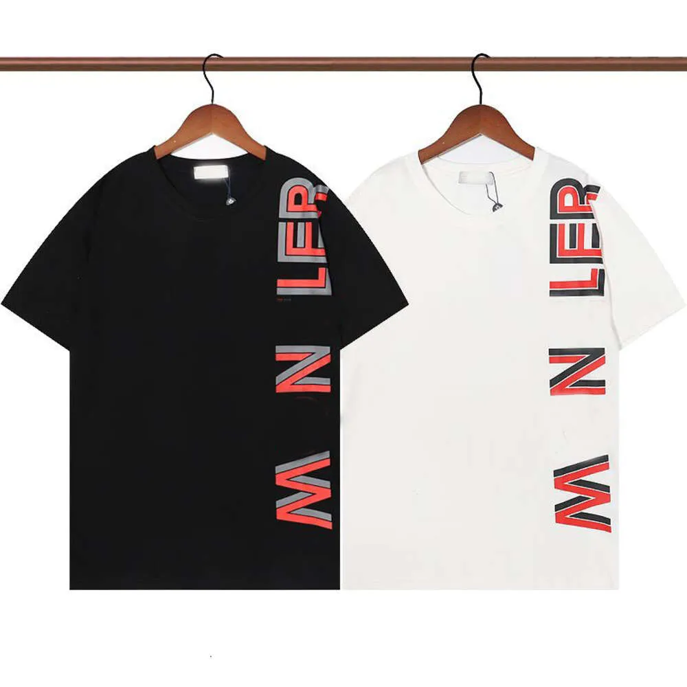 Designer Luxe mwngjia Klassiek Modieus Gedrukt Trendy Sport en Vrije tijd T-shirt met ronde hals en korte mouwen, Unisex-stijl