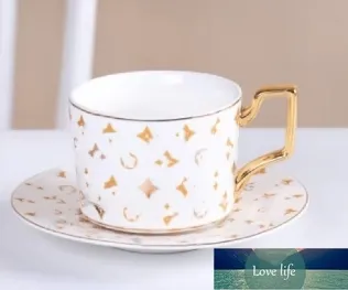 Juego de tazas de café y platillos de estilo europeo, Taza de Café de Cerámica de estilo marroquí transfronterizo, taza de té para el hogar