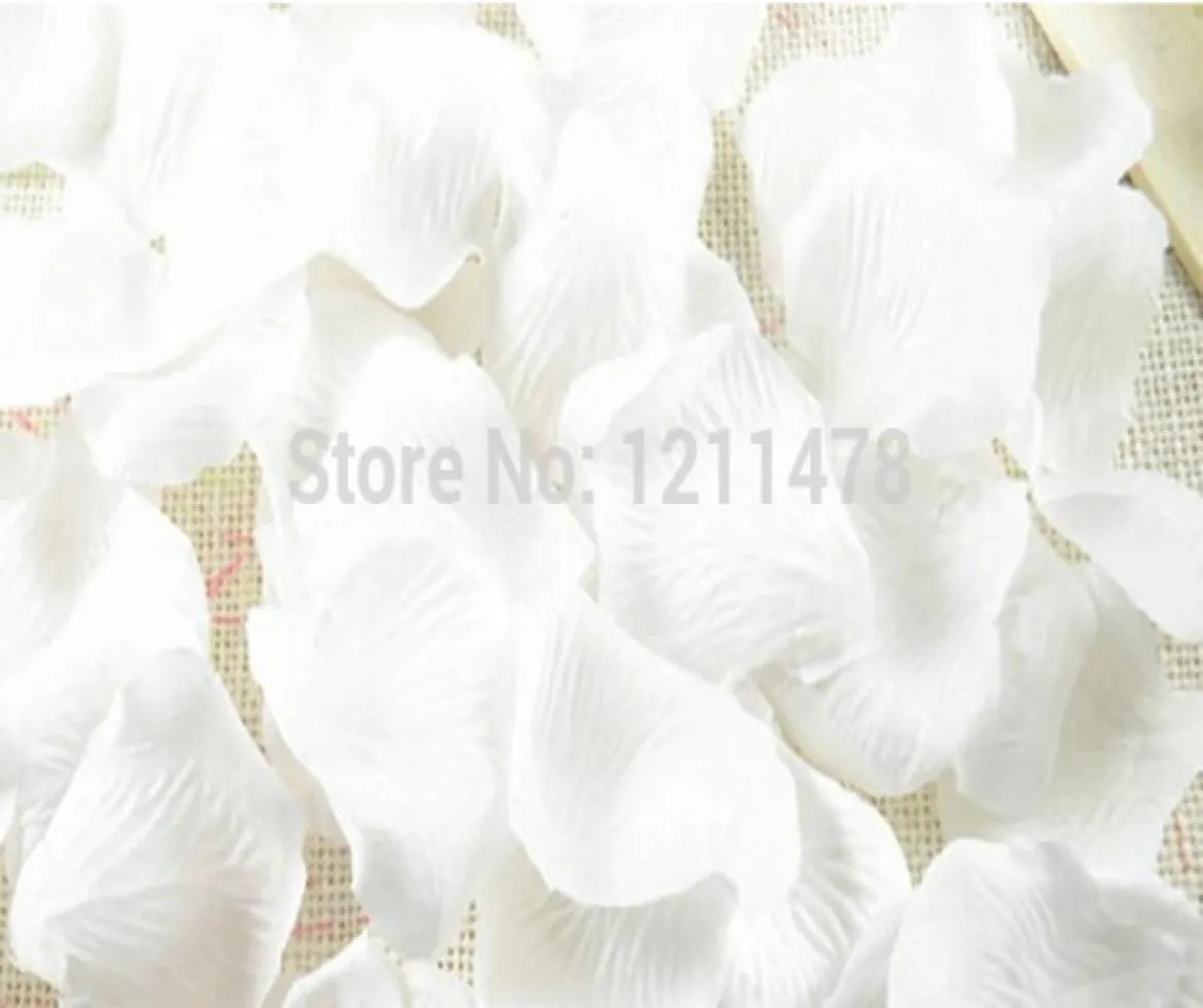 55 55 cm 1000 pcs lot blanc rouge et rose tissu pétales de rose pour la décoration de mariage 9458863