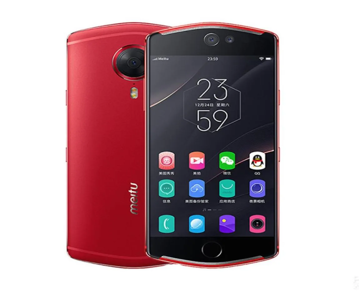 Original Meitu T8s 4G LTE Cell Phone 4GB RAM 128GB ROM Helio X27 Deca Core Andorid 52 inch AMOLED 210MP Fingerprint ID Smart Mob5167908