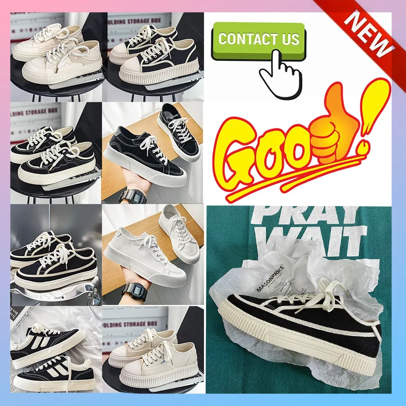 Designer Casual Trainer Platform canvas Sports Sneakers Board shoes for women men Fashion Style Patchwork Anti White Black College size39-44