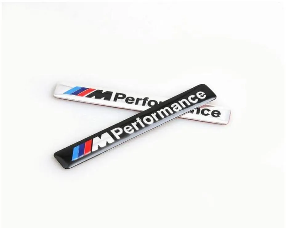 Car Decal Logo Badge Auto Accessories Sticker M Performance For BMW M 1 3 4 5 6 7E Z X M3 M5 M6 Mline Emblem1537571