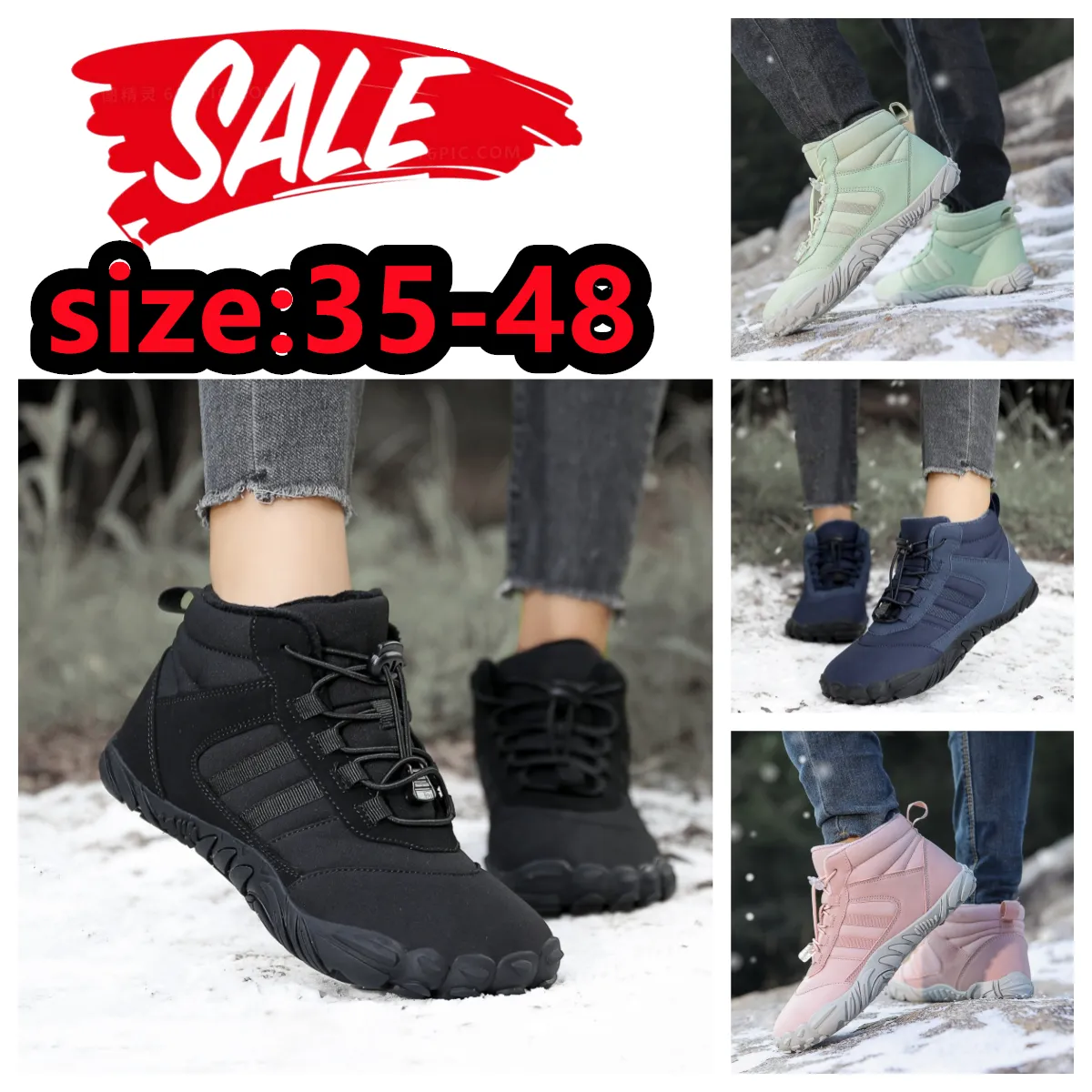 Chaussures de randonnée montantes pour hommes et femmes, baskets d'escalade de Trekking en plein air, chaussures de Sport Anti-collision pour Couple, offre spéciale