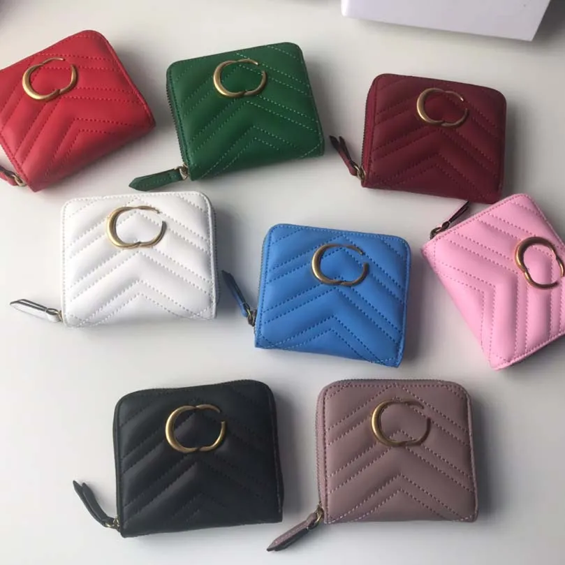 10a de qualité marmont sac porte clés à glissement à glissière à glissière de luxe de concepteur de luxe Mini monnaie à sac de poche de poche de poche en cuir organisateur sac à main pour femmes clés de sac pour femmes 2024