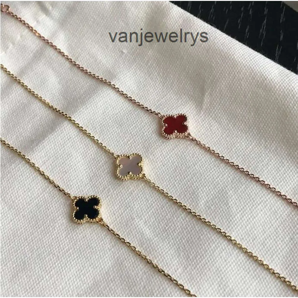 Van Jewelrys Van Clover Bracelet Van Four Leaf Clover Bracelet Designer Clef Cleef Bracelets Van Clover bracelet designer bracelets 3Colors Fashion Design Double S