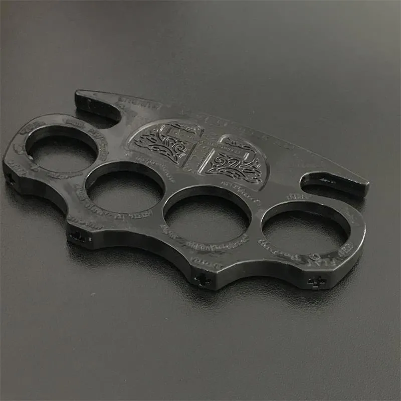 Thickened And Widened Metal Brass Knuckle Duster Finger Tiger