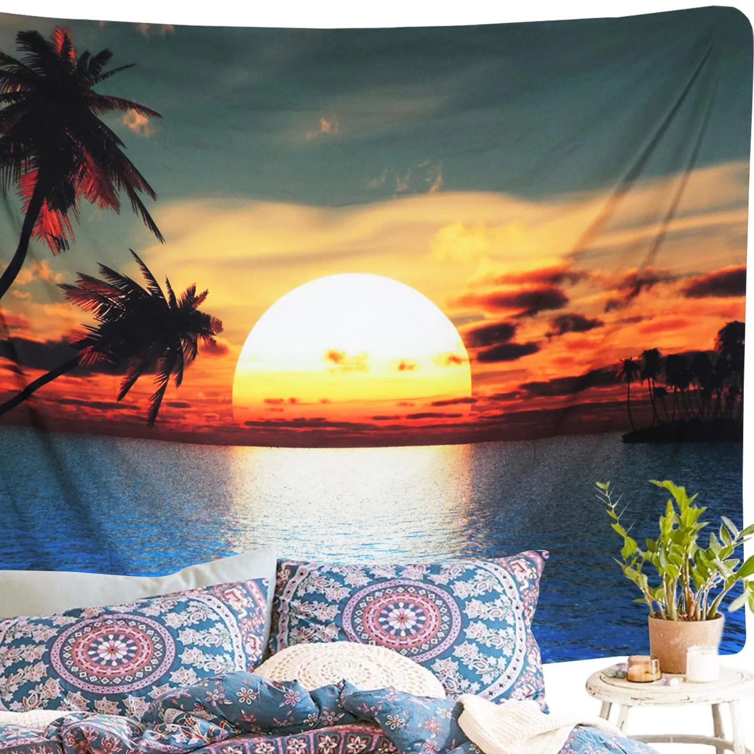 Tapestries Tapestry Dining Room Decorative Painting Fabric Home Wall Hanging Beach Towel Drop Delivery Otuc9