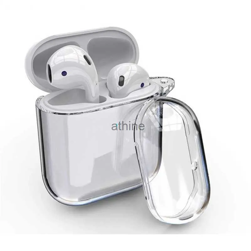 Casos de telefone celular cristal bonito fone de ouvido caso para airpods 1 2 caso silicone transparente capa protetora para airpods pro 3 caixa de carregamento yq240117