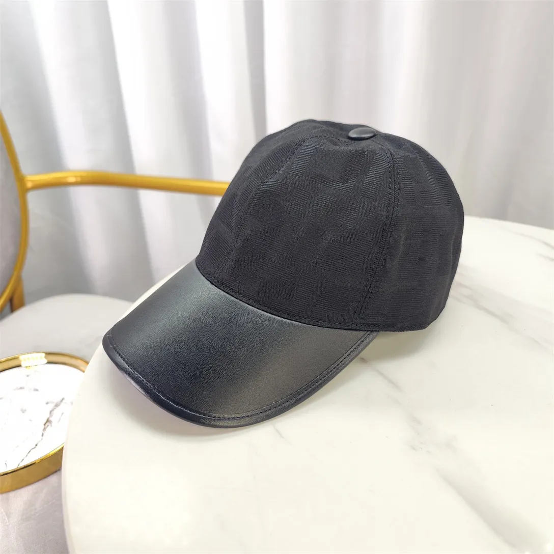 2024 Diseñador de hombres Sombrero de béisbol Mujer Moda Lujo Snapback Golf Sun Cap Classic Carta Bordado Verano Sombrilla Vaquero Ajustable Negro Sombrero de camión de alta calidad