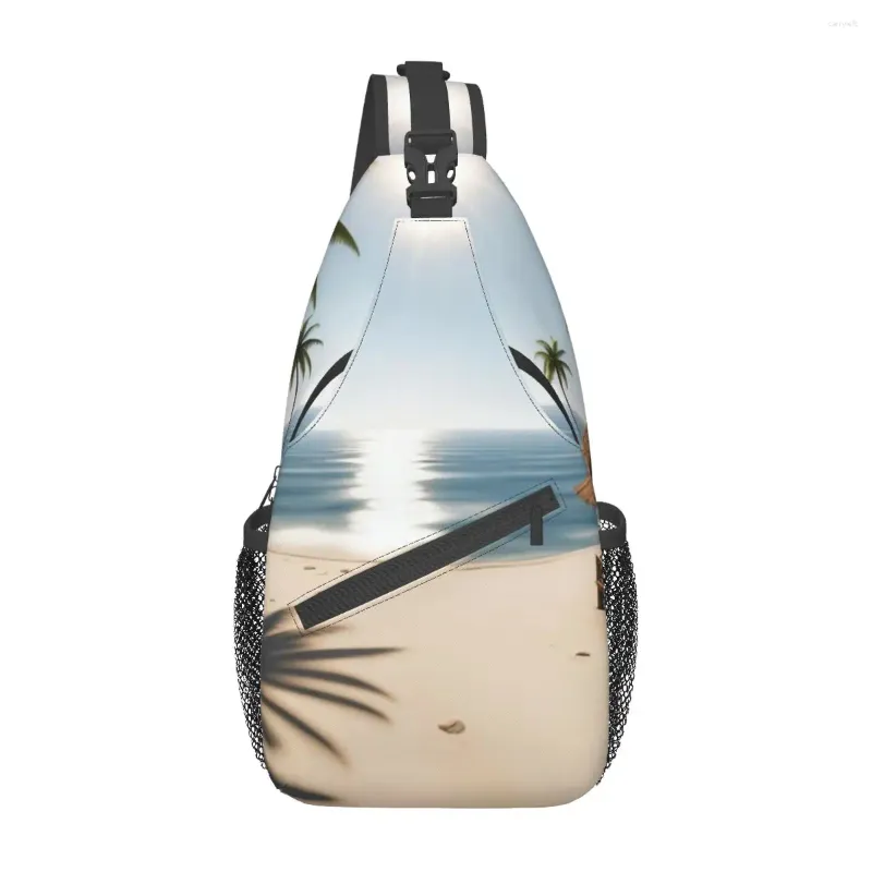 Duffel Bags Coconut In Beach Sunshine Peito Bag Trendy Grande Capacidade Out Nice Presente Personalizável