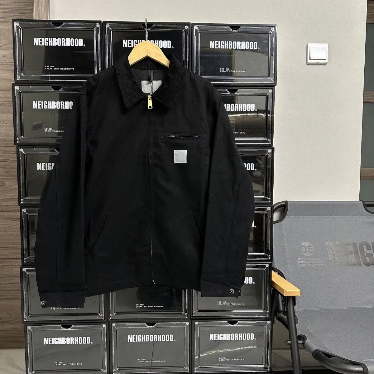 DHgate.com:Vintage Canvas Zip Jacket - Heavyweight Workwear