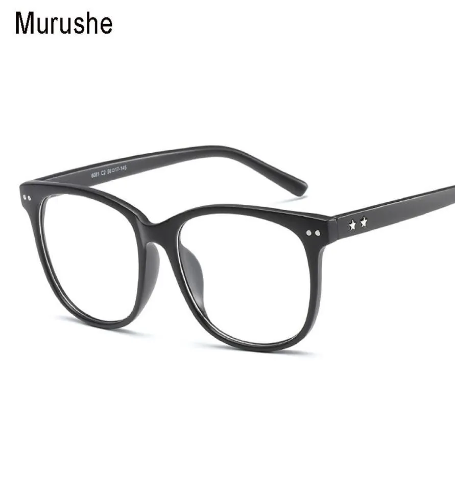 Murushe rétro lunettes rondes lunettes claires lunettes optiques lunettes montures lunettes transparentes cadre faux 20181596995