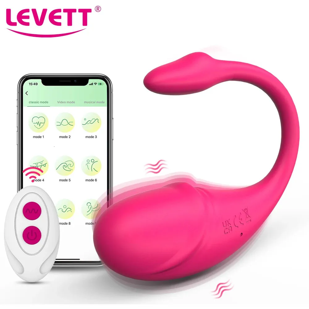 Wireless APP Remote Egg Vibrator Wearable Bluetooth Kegel Vaginal Ball Clitoris G Spot Anal Dildo Vibrators Sex Toys For Women 240117