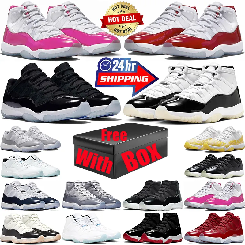 Z Box Jumpman Cherry 11 11s Buty do koszykówki dla mężczyzn wdzięczność Cool Grey Mens Womens Treakers