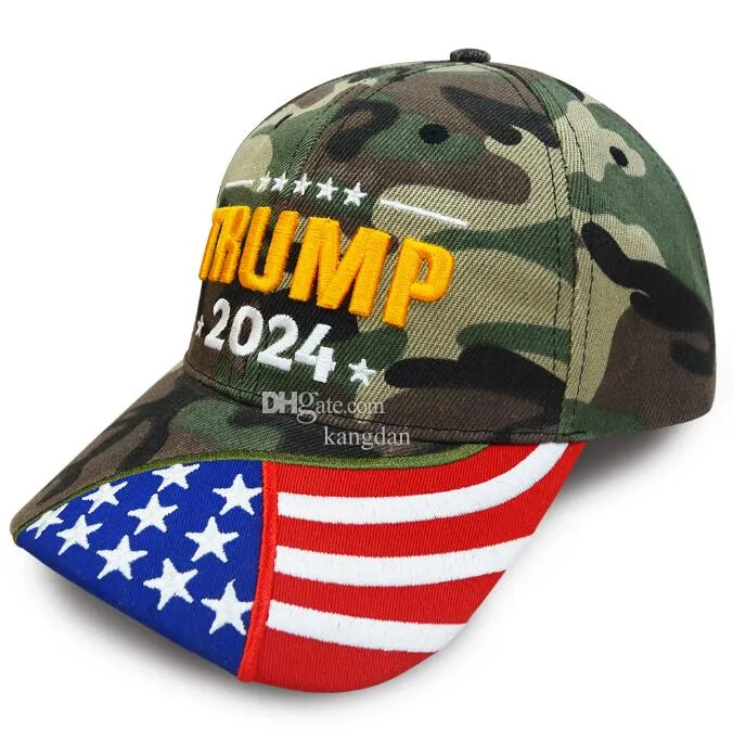 Casquette de baseball Trump, nouveau design, casquette de baseball électorale active en plein air, vente en gros, chapeau America Maga Trump, Save America, 2024