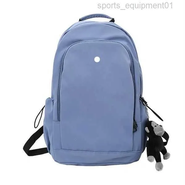 LU femmes Yoga sacs de plein air sac à dos décontracté gymnase adolescent étudiant cartable sac à dos 4 couleurs LL125 A247