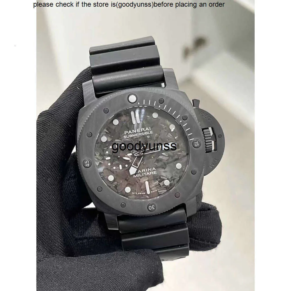 Paneris Watch Luxury Watch Mens Paneraii Designer Wrist Wrists Set Full of 47mm Limited Edition Diving Automatic Mechanical Mens Pam00979