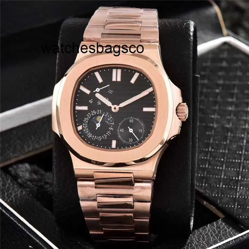 Relógio automático pp 40mm relógio masculino calendário de movimento automático ouro pulseira de energia 904l pulseira de aço luminosa resistente à água designer mestre