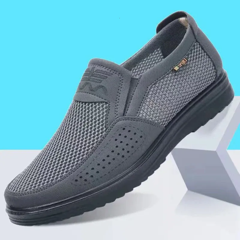 Mężczyźni Summer Sneakers Modne buty do chodzenia oddychające męskie mokasyny zapatillas hombre s