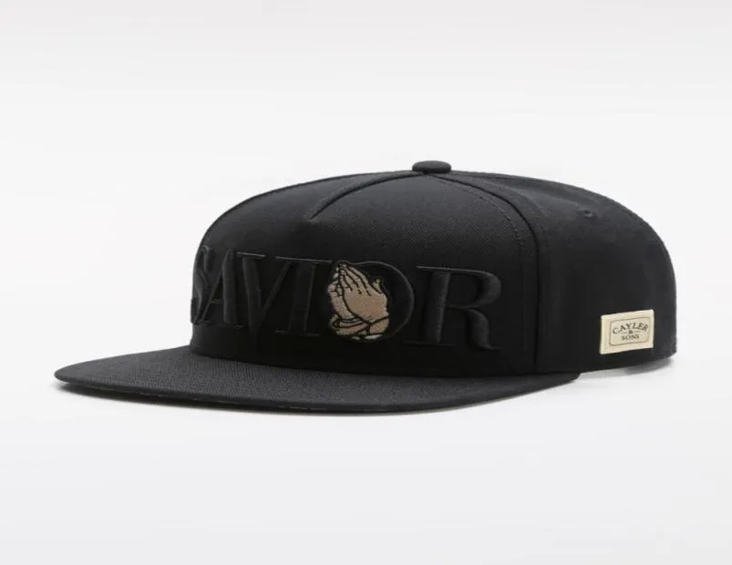 Goedkope hoge kwaliteit hoed klassieke mode hip hop merk man vrouw snapbacks royal blackgold CS WL SAVIOR CAP3451048