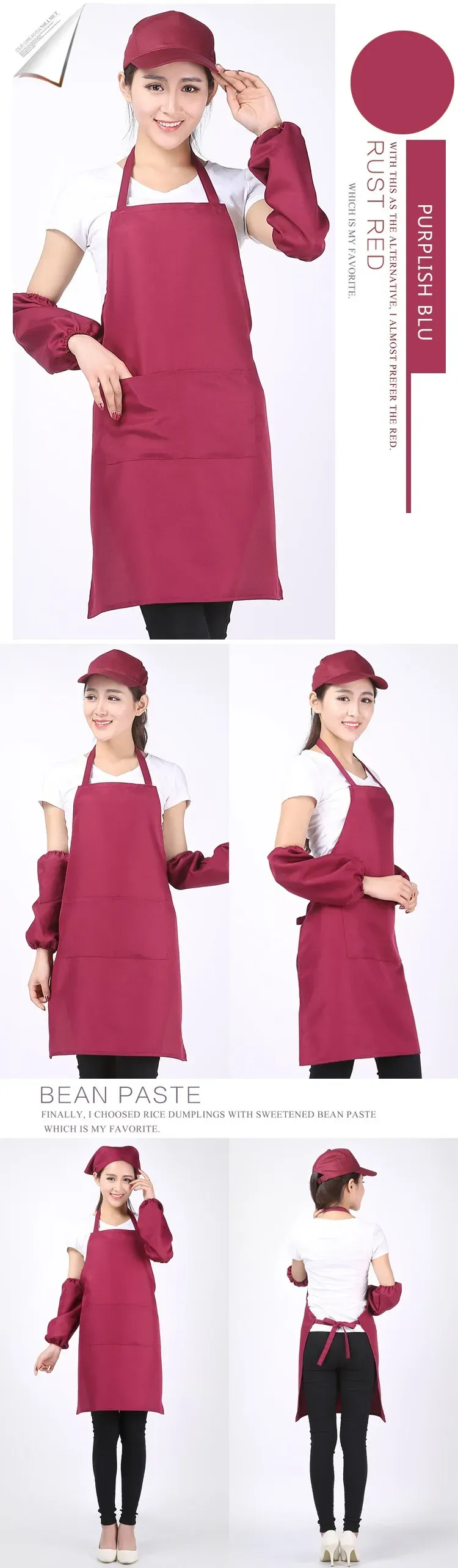 Adult Aprons Pocket Craft Cooking Baking Art Painting Adult Kitchen Dining Bib Aprons Aprons A-0381