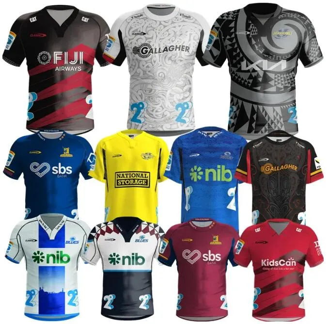 2024 Blues Highlanders Rugby Jersey 24 25 Crusaders Home and Away Hurricane Heritage Chiefs