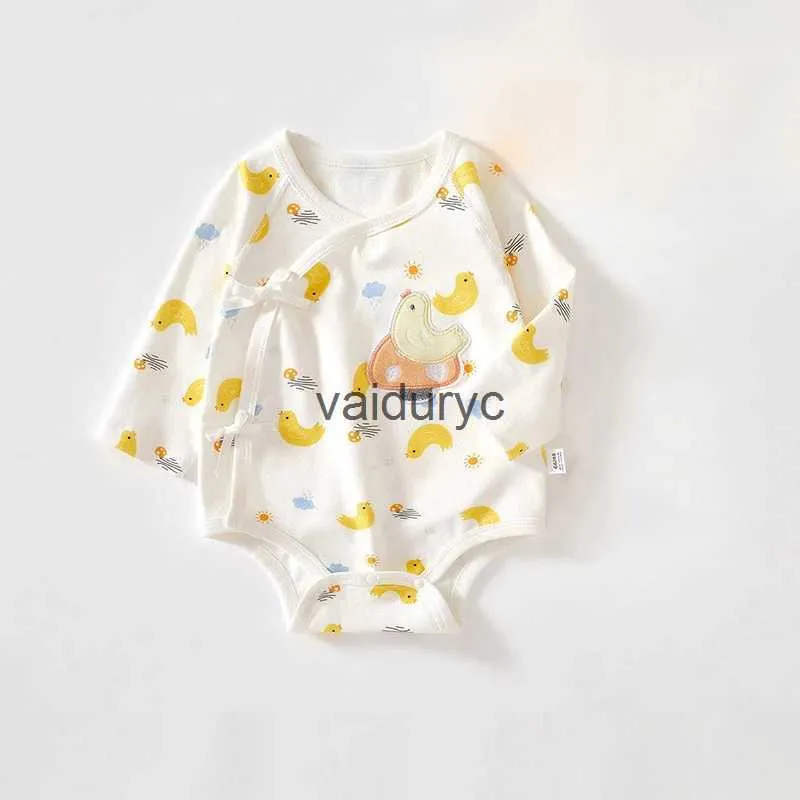 Sets 0-12Month Newborn Baby Girls Boys Bodysuit Spring Autumn Clothing Cotton Long Sleeves Infant Jumpsuit Soft Toddler Clothes 2023 H240508