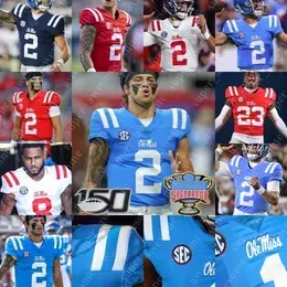 Football Jerseys Ole Miss Rebels Football Jersey Matt Corral Jaxson Dart Zach E Jerrion Ealy Elijah Moore Quinshon Judkins Snoop Conner