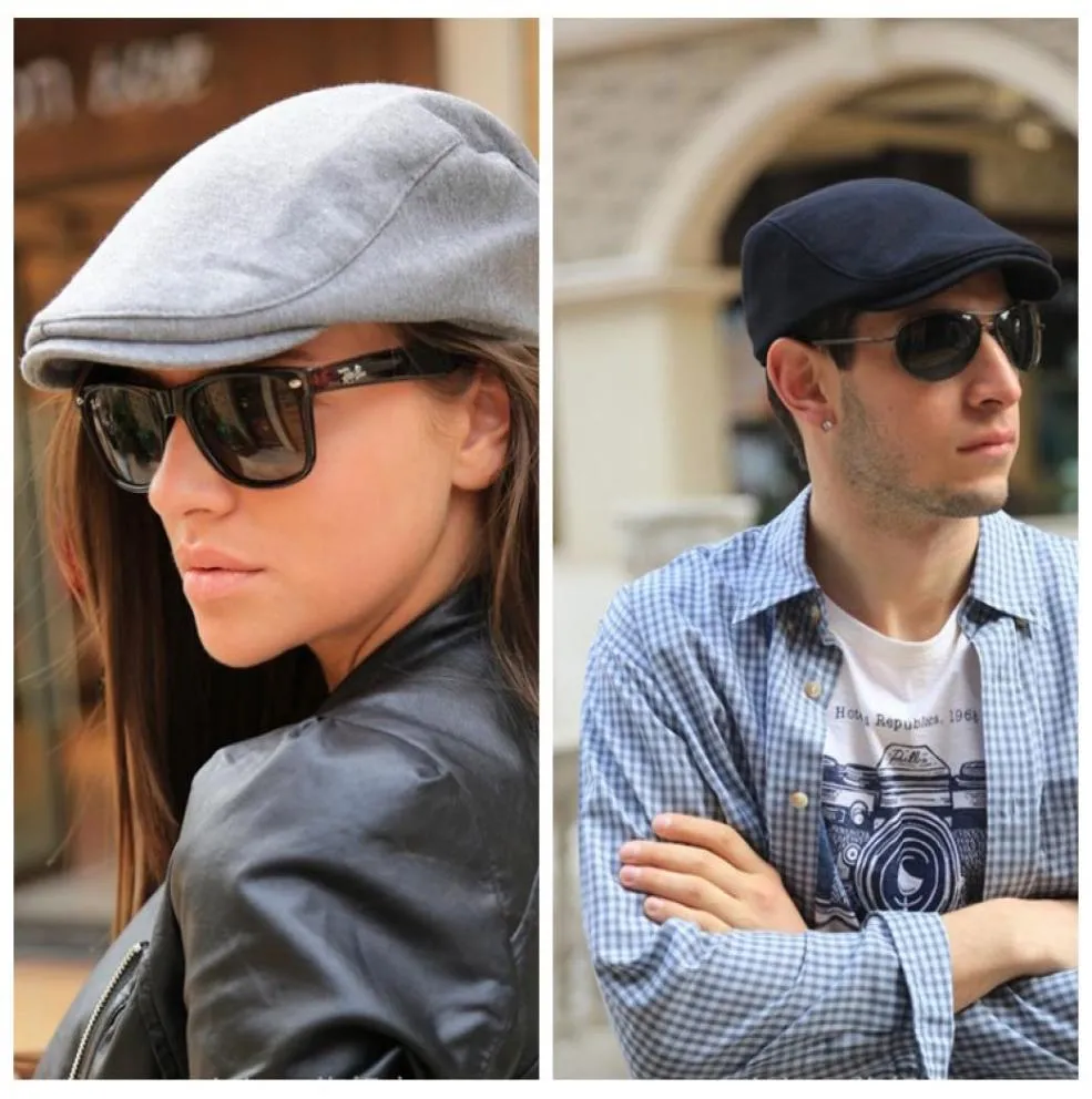 Newsboy Hats Fation European and American Style Hat 5 Kolory Solidny kolor Bawełniane czapki newsboy 3939510