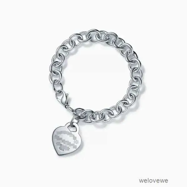 Bijoux de créateurs pour femmes Bracelet classique t Accueil 925 en argent sterling coeur tout nouveau diamant flèche amour pendentif bracelet mode handwear en gros IE2G