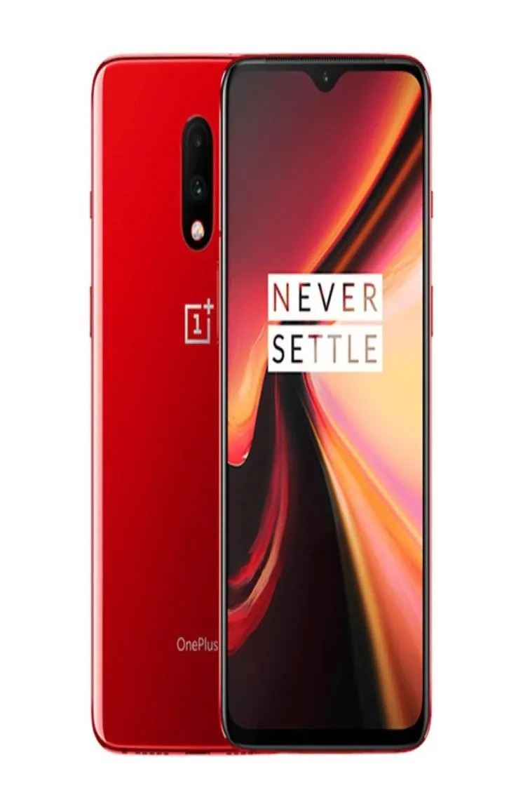 원래 OnePlus 7 4G LTE 휴대 전화 12GB RAM 256GB ROM Snapdragon 855 Octa Core 480MP AI NFC Android 641quot AMOLED FULL SCRE1566825