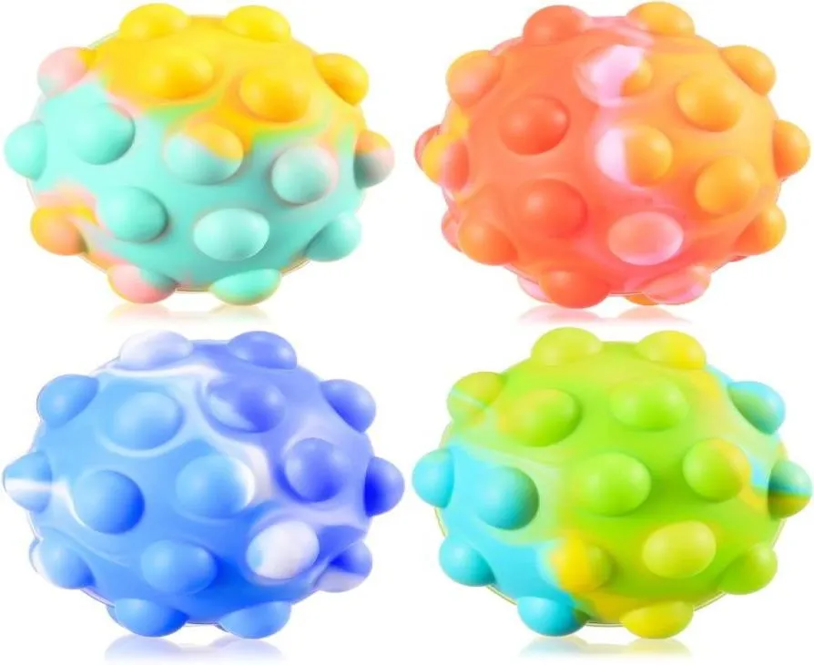 Anti Pressure Popper Sensory Toys 3D Squeeze Pop Ball Its Fidget Toy Bath Toys Stress Balls for Kids Adults Over 1 Years8884169