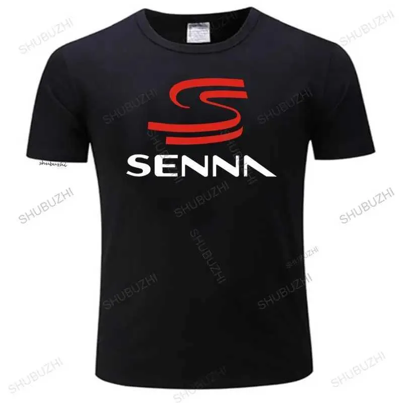 Venda quente nova marca de moda vintage t camisas novo herói f1 ayrton senna casual manga comprida camiseta algodão legal topo camiseta