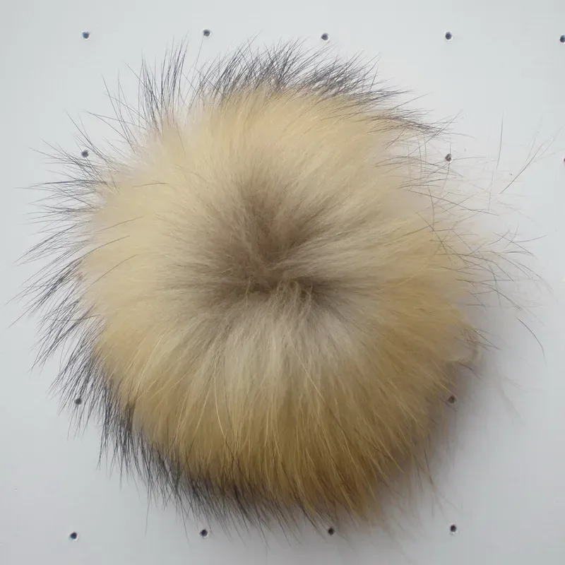 15cm raccoon fur Pom Pom ball fashion decorations accessories 